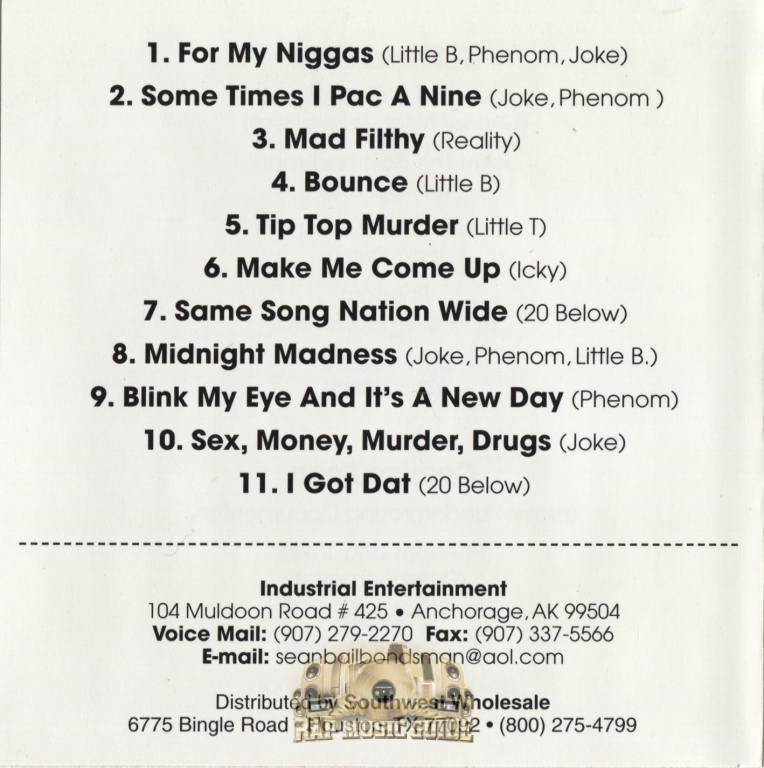 Various Artists - Alaska's Underground Compilation: CD | Rap